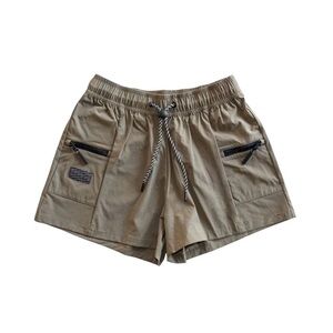 BEARDED GOAT WOMEN'S SUMMIT SHORT IN OLIVE | Size XS